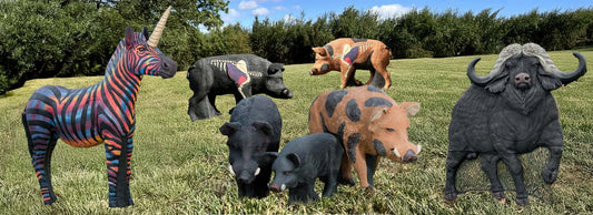 Neue Wildcrete 3D-Tiere im B2B-Shop & Neue Preise Schäfte und Pfeile